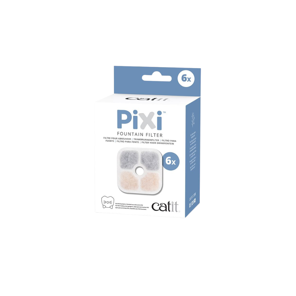 Catit Pixi Filtri Ricambio Per Fontanella 6pz